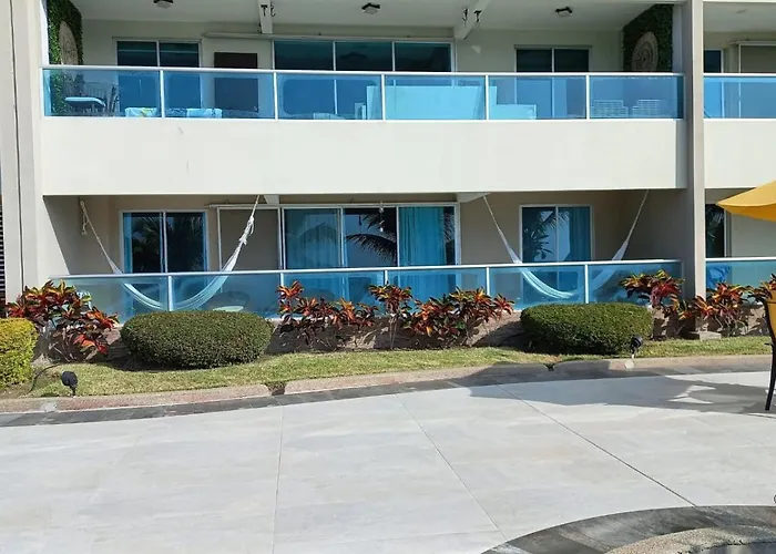 Acogedor Departamento Con Playa Privada